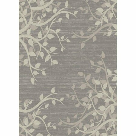 MAYBERRY RUG 5 ft. 3 in. x 7 ft. 3 in. Galleria Vinings Area Rug, Gray GAL7116 5X8